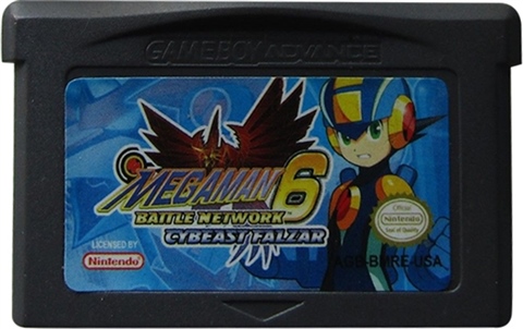 Mega Man Battle Network 6 Cybeast Falzar for orders Nintendo Gameboy Advance